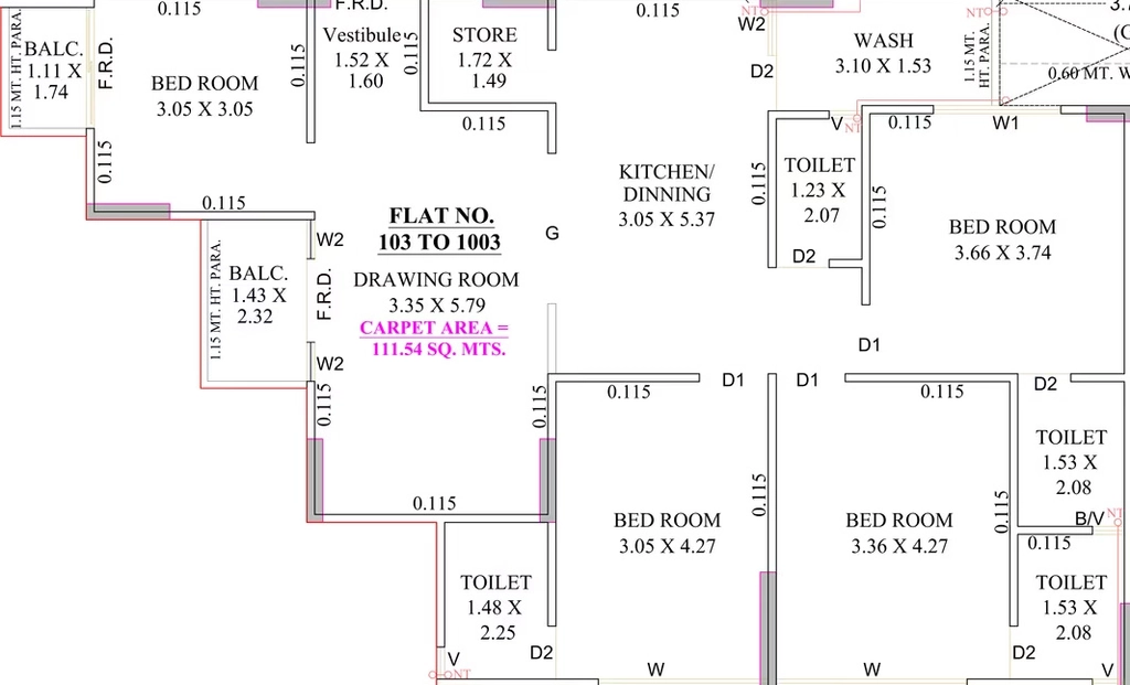 4 BHK Flat in Shree Shreemad Family 2 in Nikol, Ahmedabad - Image 919015