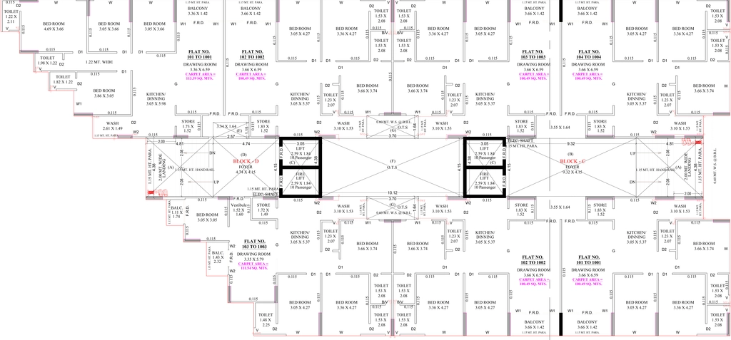 Floor Plan of Shree Shreemad Family 2 in Nikol, Ahmedabad - Image 405370