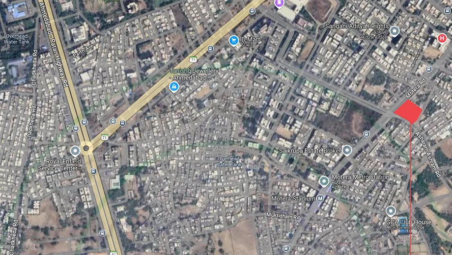 Location of Shree Vrundavan Zion - Image 405379