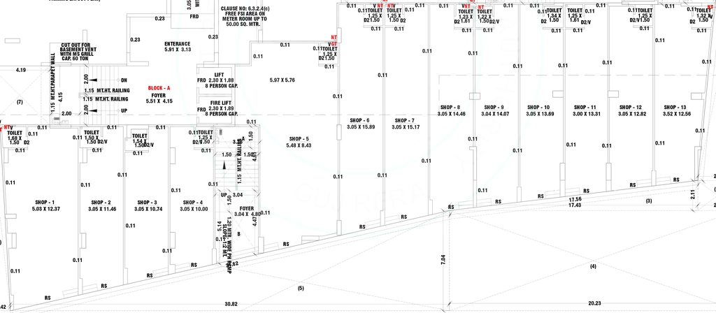 Floor Plan of Commercial Shree Vrundavan Zion in Motera, Ahmedabad - Image 405386