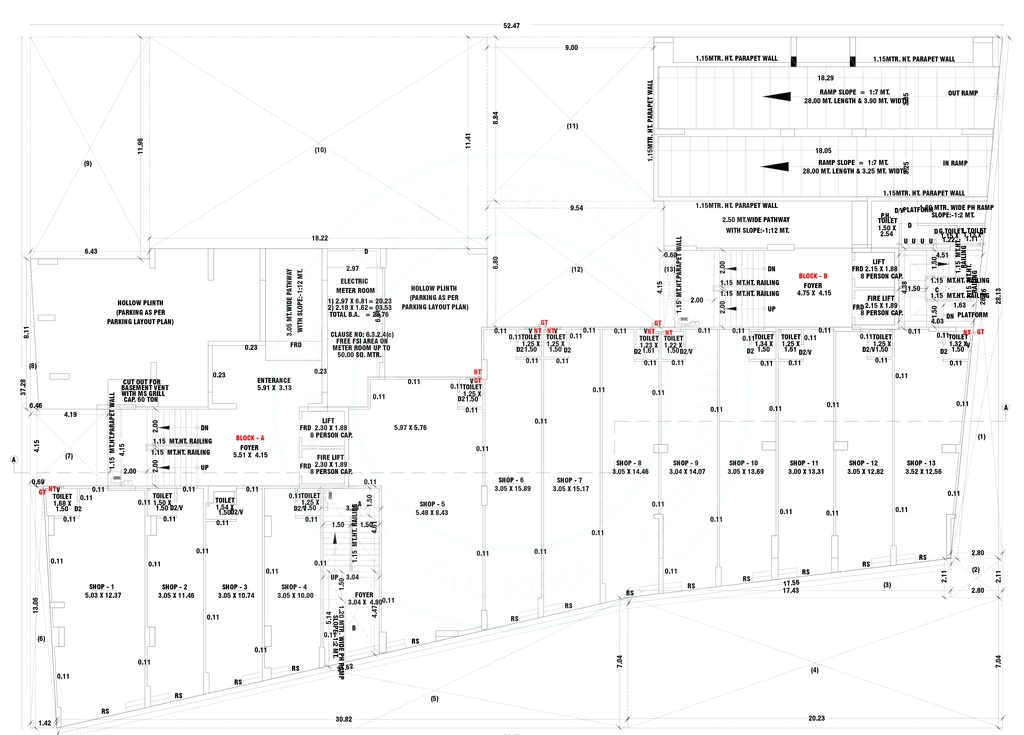 Master Plan of Commercial Shree Vrundavan Zion in Motera, Ahmedabad - Image 405385