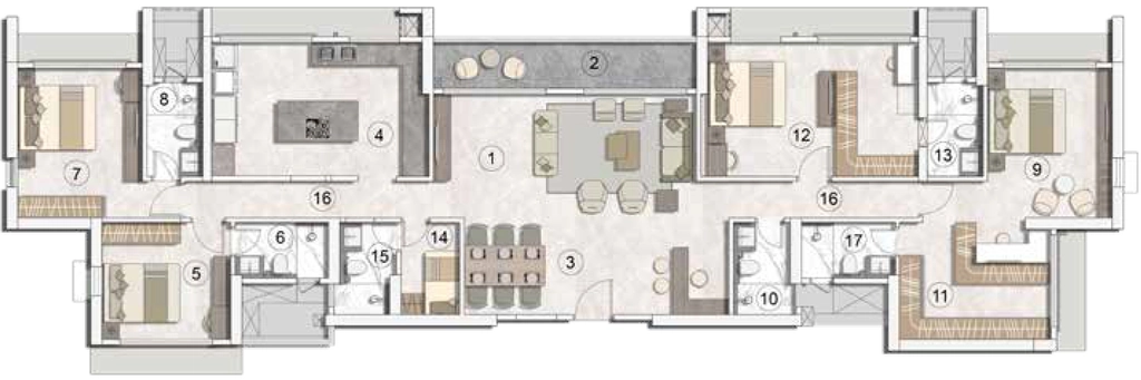 4 BHK Flat in PrinceCare Amaraa in Matunga East, Mumbai - Image 919330