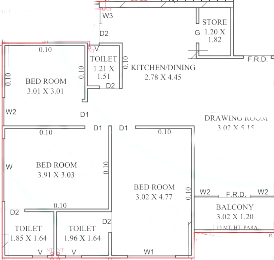2 BHK Flat in Shreemad 94 in Bhadaj, Ahmedabad - Image 919030