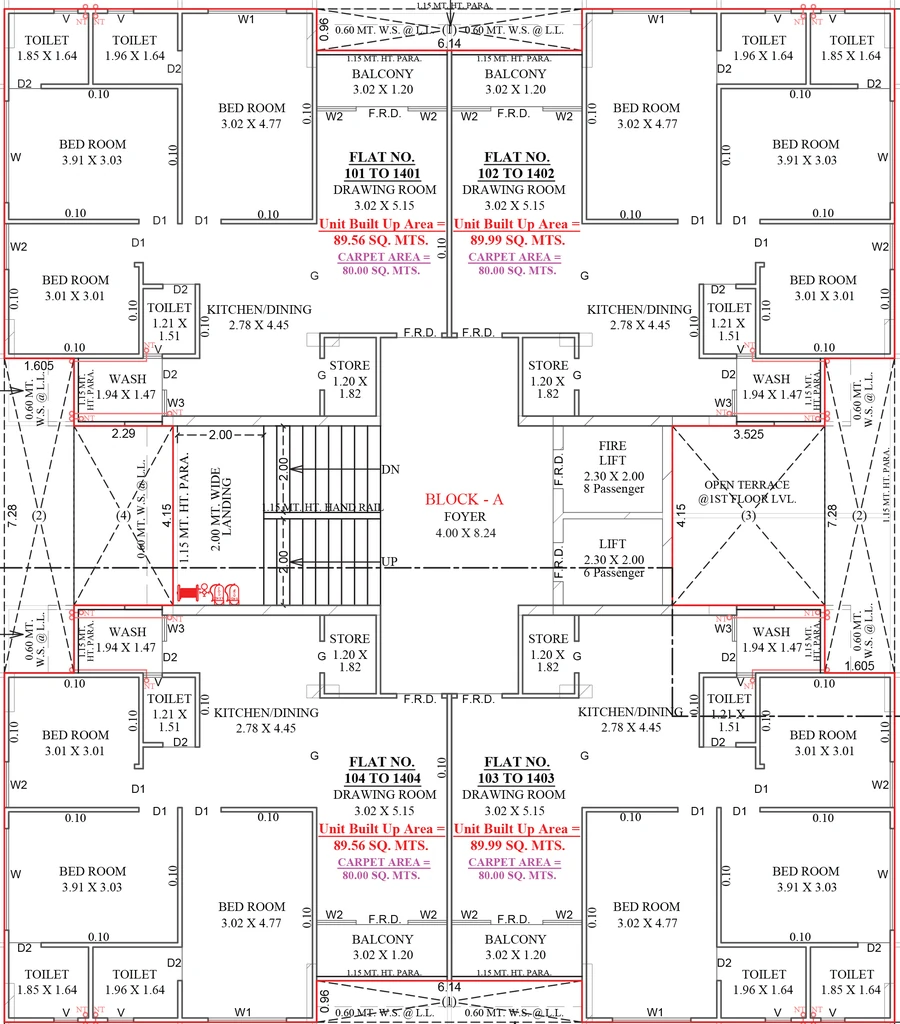 Floor Plan of Shreemad 94 in Bhadaj, Ahmedabad - Image 405402