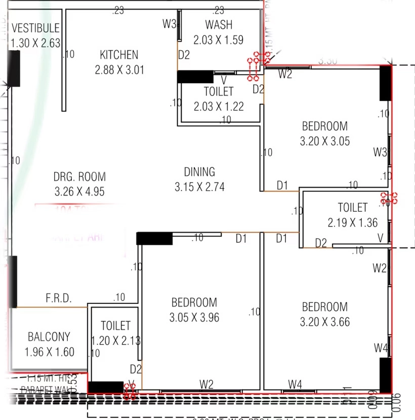 3 BHK Flat in SP Alora in Chandkheda, Ahmedabad - Image 919032
