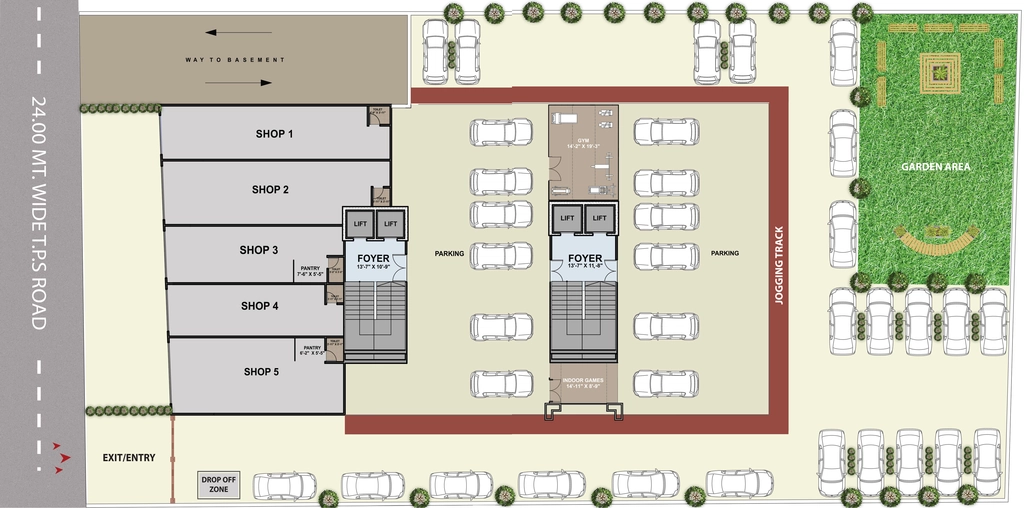 Master Plan of Commercial SP Alora in Chandkheda, Ahmedabad - Image 405417