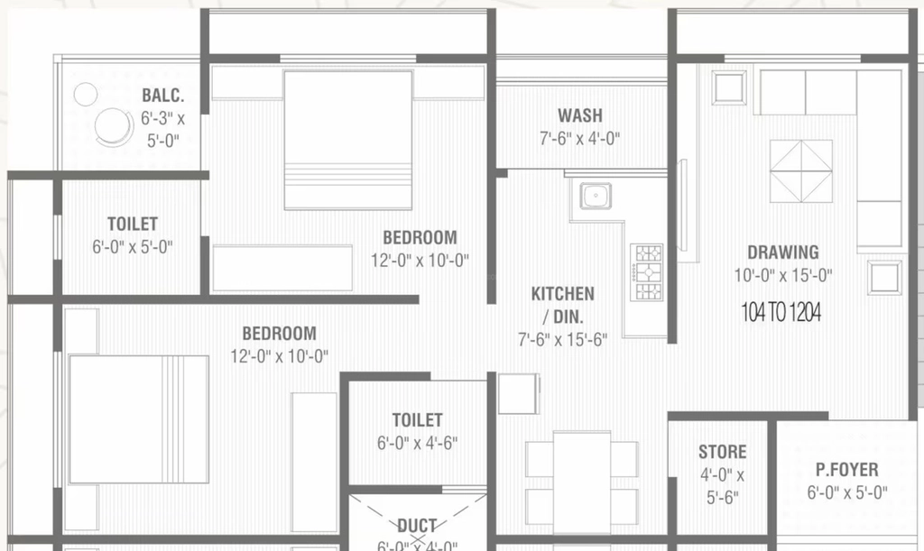 2 BHK Flat in Suhani Shri Shanti Skyline in Vatva, Ahmedabad - Image 919037