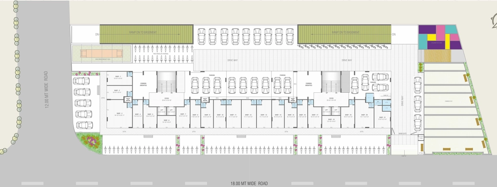 Master Plan of Commercial Suhani Shri Shanti Skyline in Vatva, Ahmedabad - Image 405432