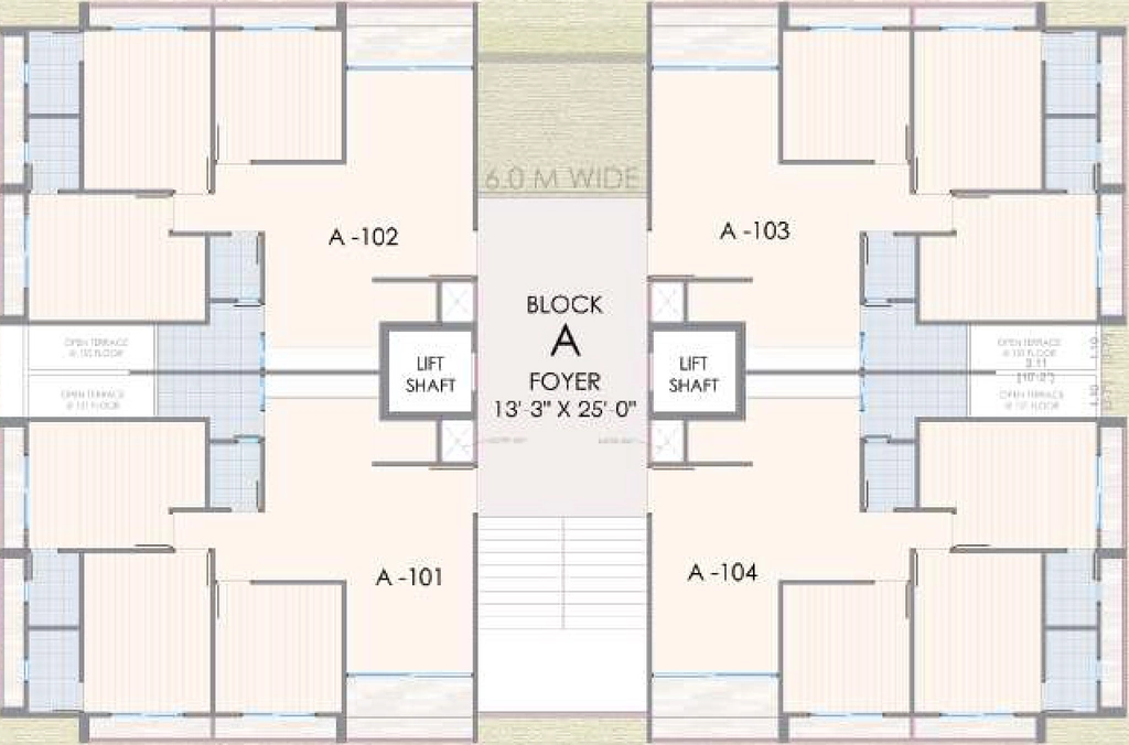 Floor Plan of The Rhythm Elevate in Nana Chiloda, Ahmedabad - Image 405440
