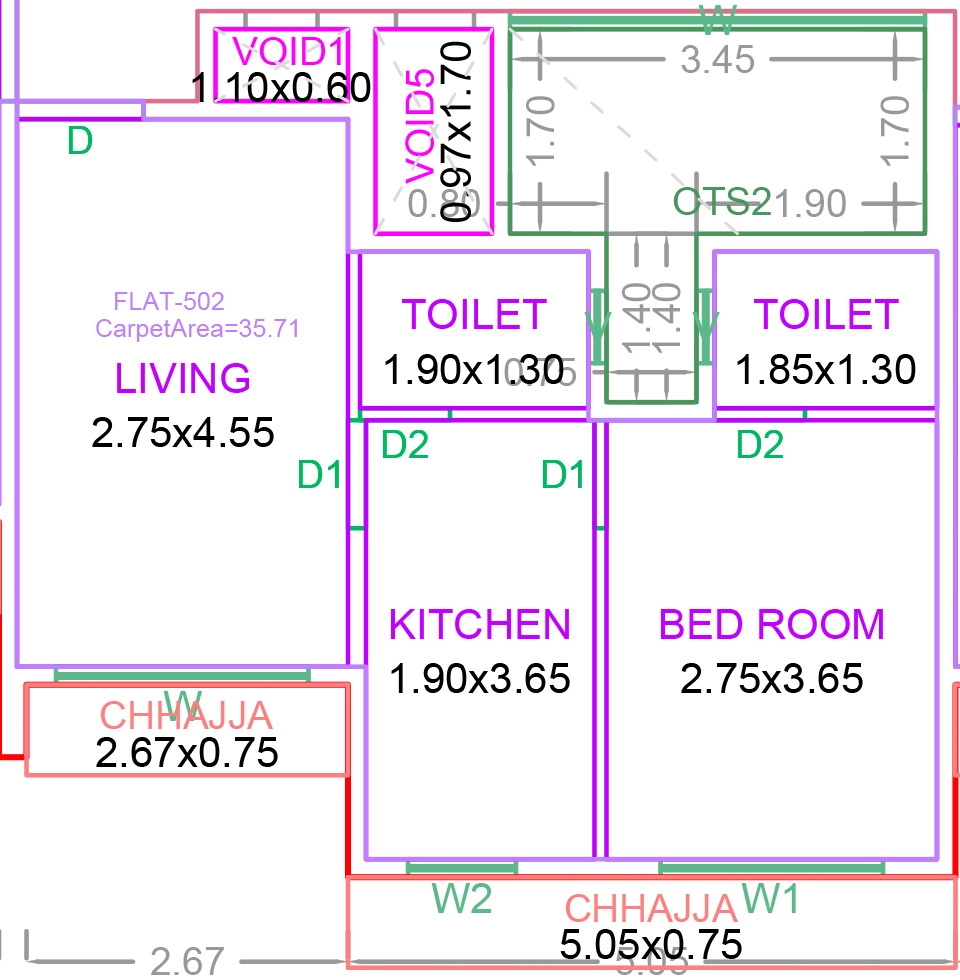 1 BHK Flat in LIS Hussain Excellency in Mira Road East, Thane - Image 919338
