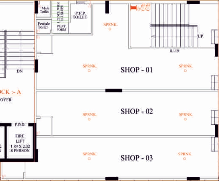 Floor Plan of Commercial Vaghamshi Sahitya Heaven in Nikol, Ahmedabad - Image 405473