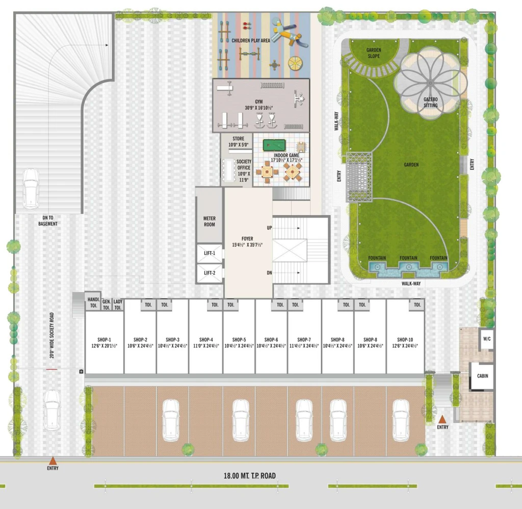 Master Plan of Wide Vivanta 36 in Maninagar, Ahmedabad - Image 405493