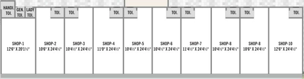 Floor Plan of Commercial Wide Vivanta 36 in Maninagar, Ahmedabad - Image 405519