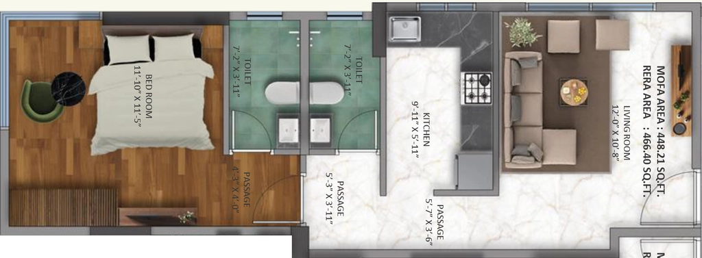 1 BHK Flat in Karpur Heights in Mahim West, Mumbai - Image 919217
