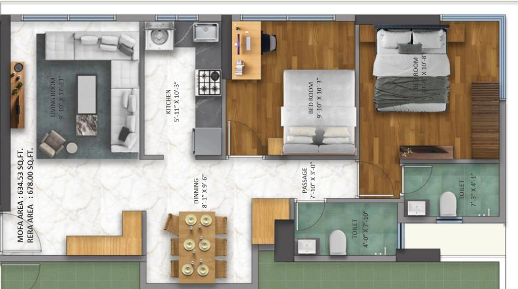 2 BHK Flat in Karpur Heights in Mahim West, Mumbai - Image 919219