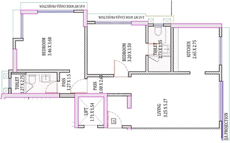 2 BHK Flat in Suraj St Anthony Apartment in Mahim West, Mumbai - Image 919301
