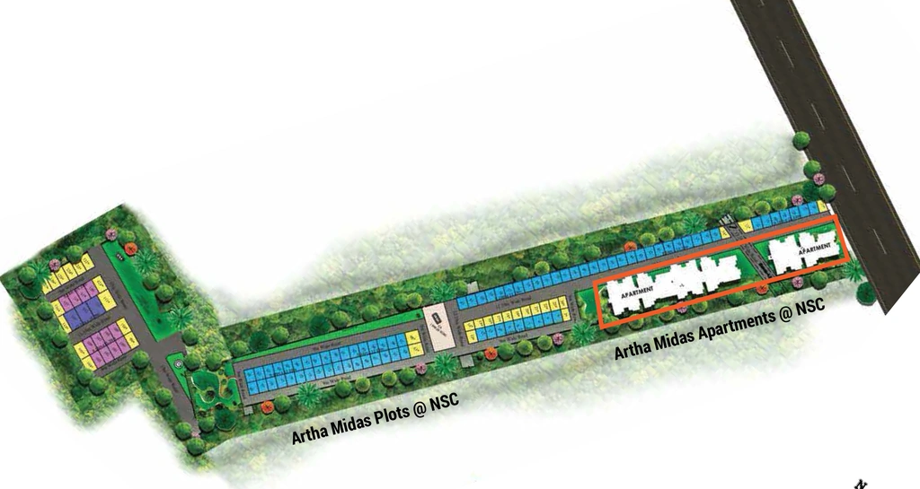 Master Plan of Artha Neo Midas in Hoskote, Bangalore - Image 405583