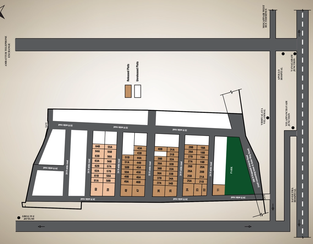 Master Plan of Artha Pristine Avenue in Mogappair, Chennai - Image 405579