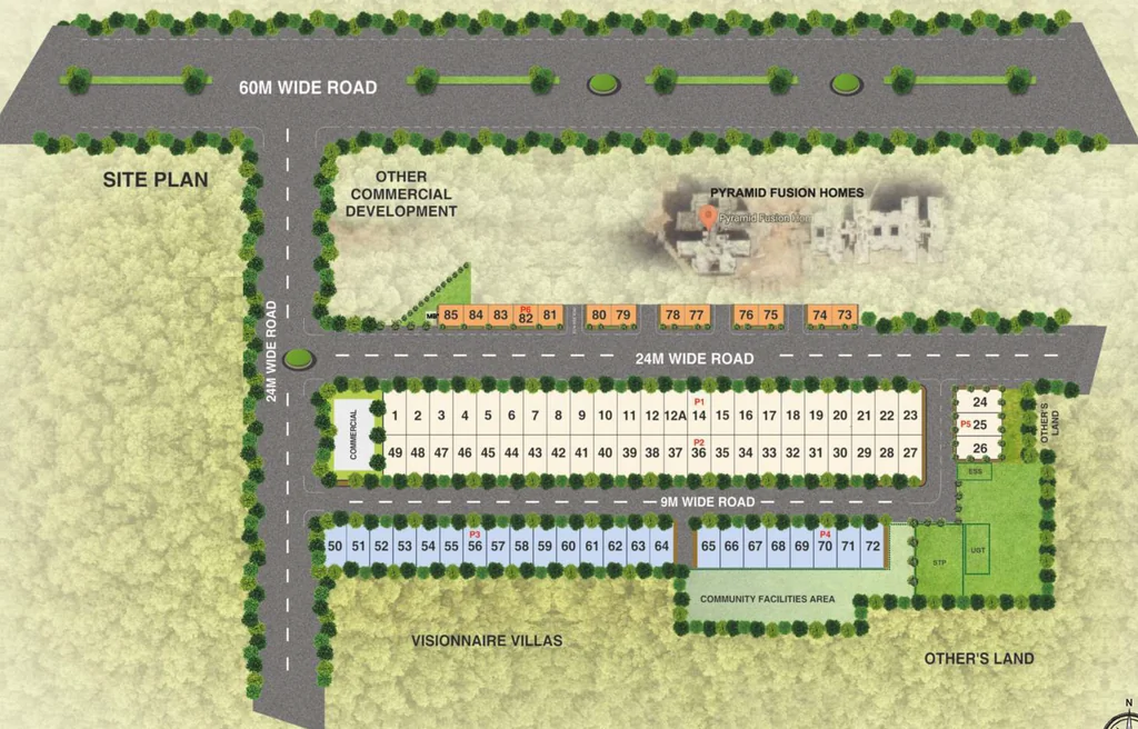 Master Plan of Pyramid Imperial Estate in Sector 70A, Gurgaon - Image 405642