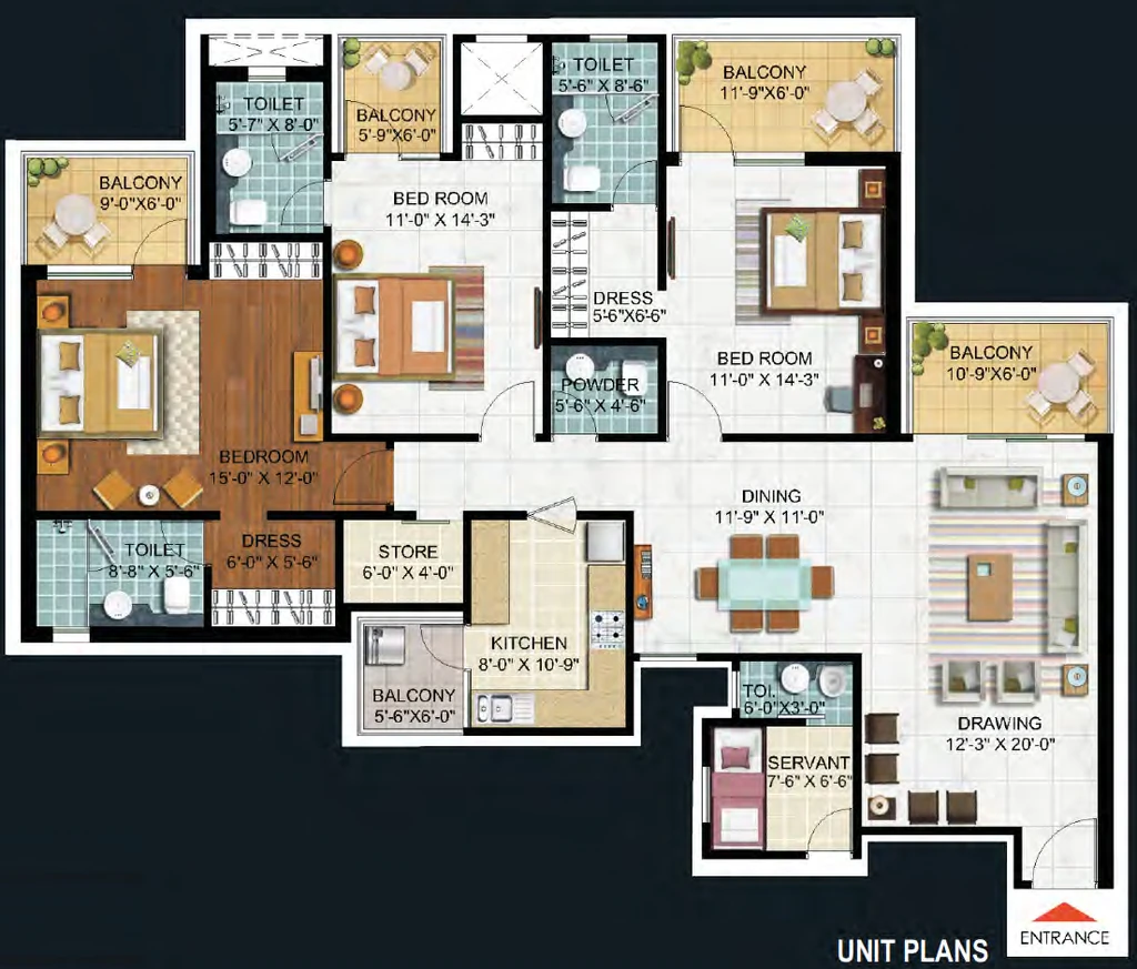 3 BHK Flat in Ramprastha Skyz in Sector 37D, Gurgaon - Image 919128