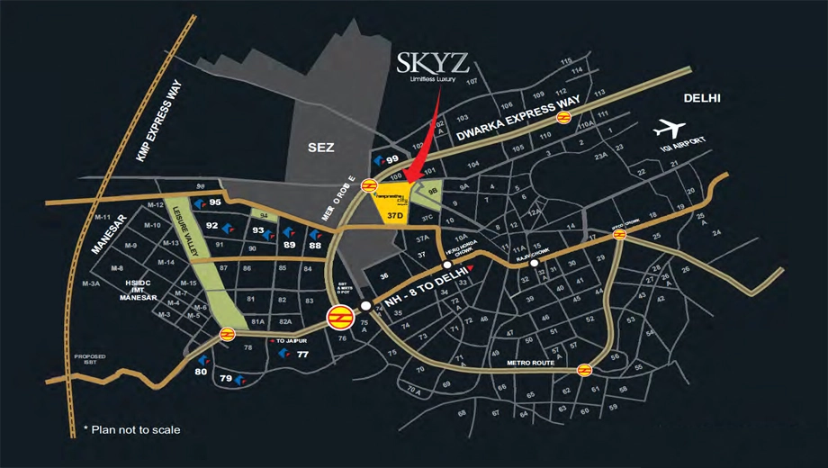 Location of Ramprastha Skyz - Image 405651