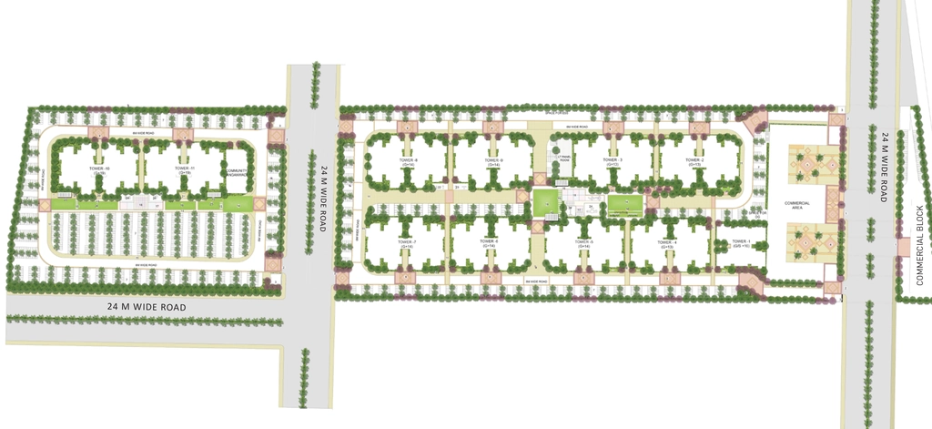Master Plan of Signature Global The Millennia 3 in Sector 37D, Gurgaon - Image 405674