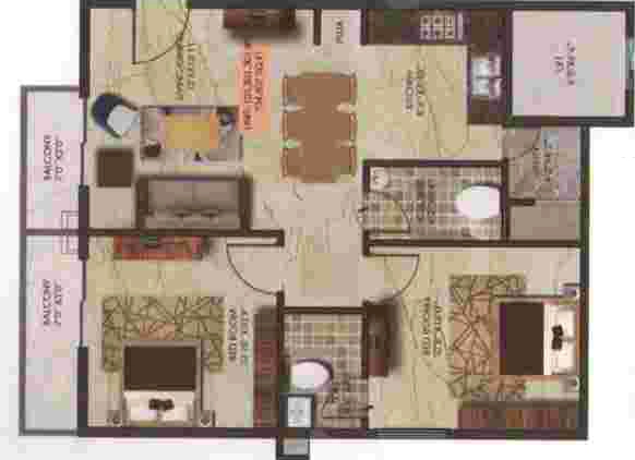 2 BHK Flat in Sri Lakshmi Venkateshwara Swamy in Old Airport Road, Bangalore - Image 919138