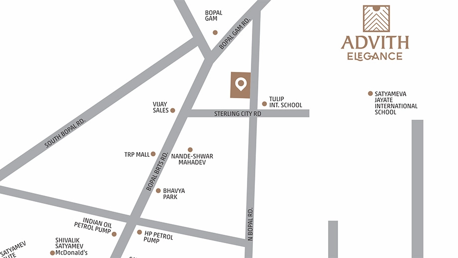 Location of Advith Elegance - Image 405715
