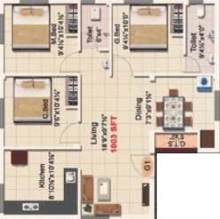 3 BHK Flat in StepsStone Ranjan in Saligramam, Chennai - Image 919158