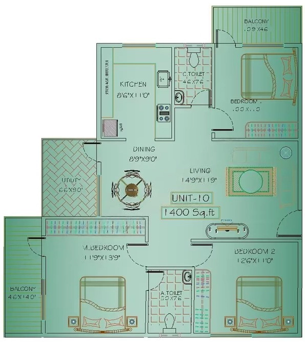 3 BHK Flat in Mahaghar Kings And Queens in JP Nagar, Bangalore - Image 919166