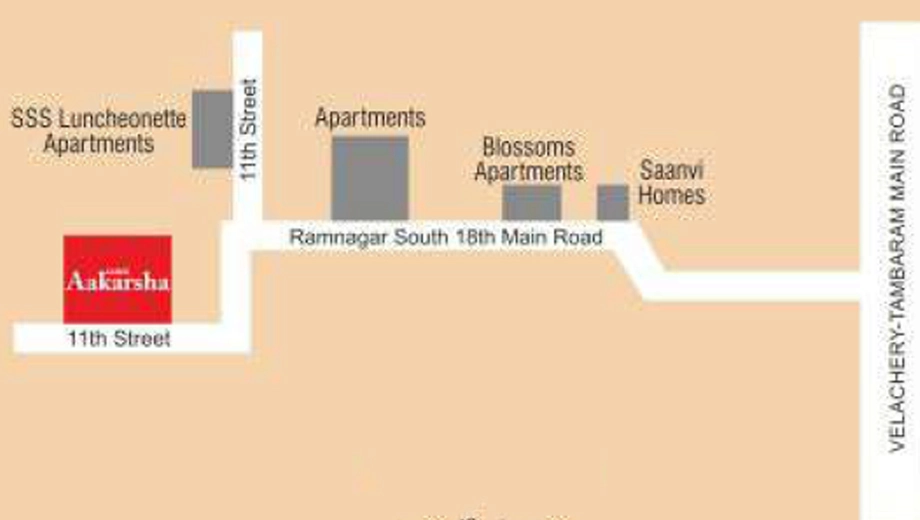 Location of Jains Aakarsha - Image 405784