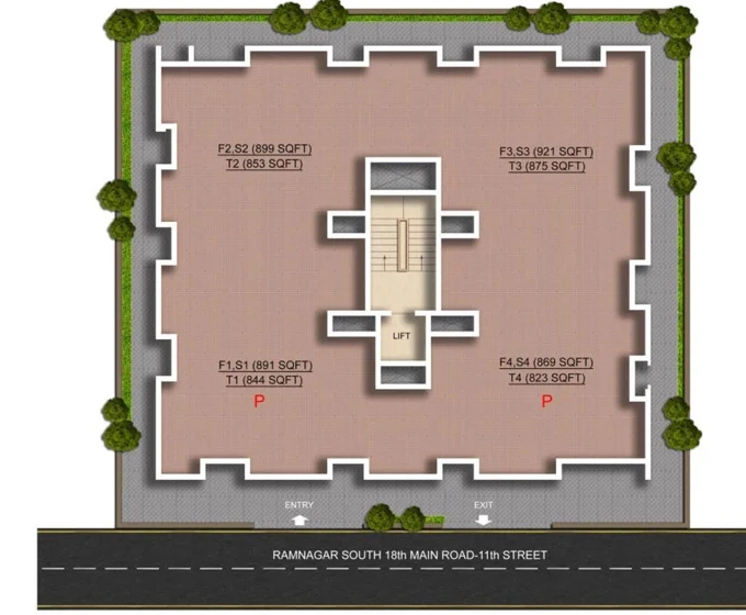 Master Plan of Jains Aakarsha in Madipakkam, Chennai - Image 405785