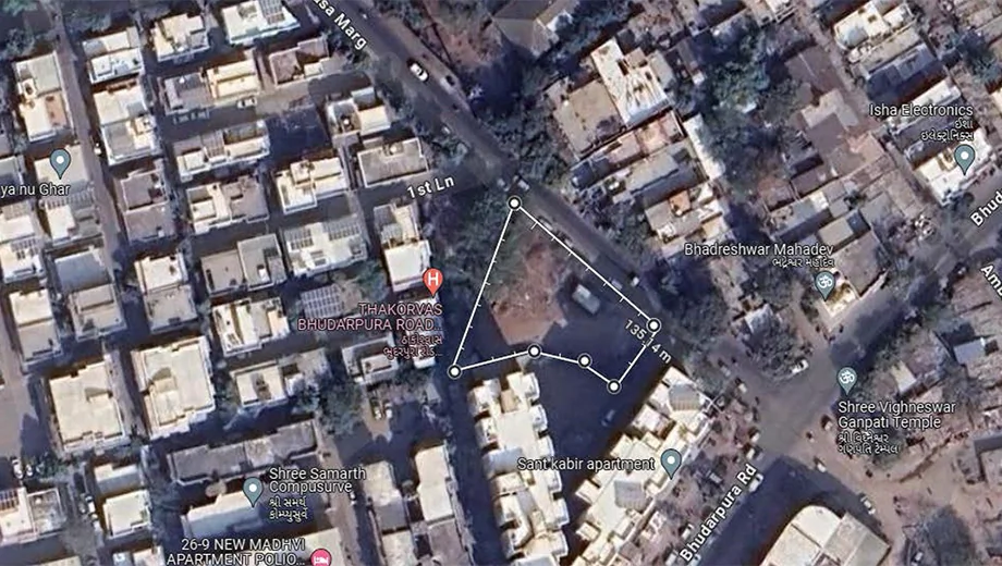 Location of Commercial Elegance Kabir Park in Ambawadi, Ahmedabad - Image 405773