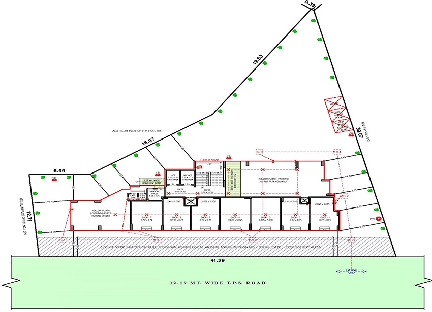 Master Plan of Commercial Elegance Kabir Park in Ambawadi, Ahmedabad - Image 405774