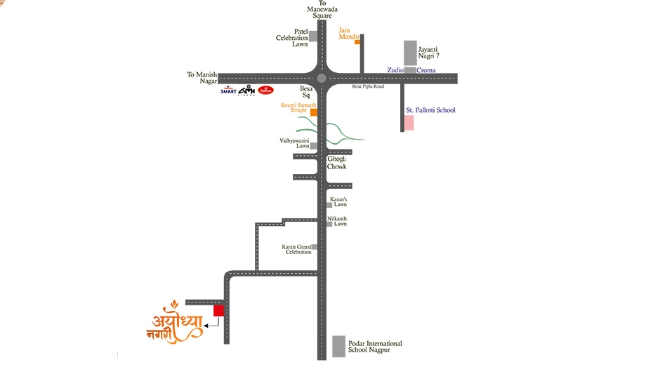 Location of Udaan Ayodhya Nagari - Image 406567