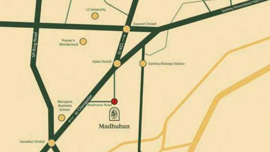Location of RJ Madhuban Kadamb - Image 405796