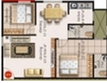 2 BHK Flat in Mahaghar Sai Srinivasa Enclave in Electronic City, Bangalore - Image 919184