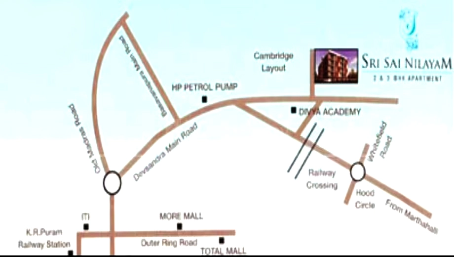 Location of Mahaghar Sri Sai Nilayam in KR Puram, Bangalore - Image 405824
