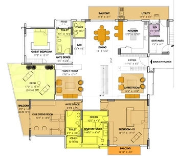 3 BHK Flat in Skyline Eternity in Shanti Nagar, Bangalore - Image 919205