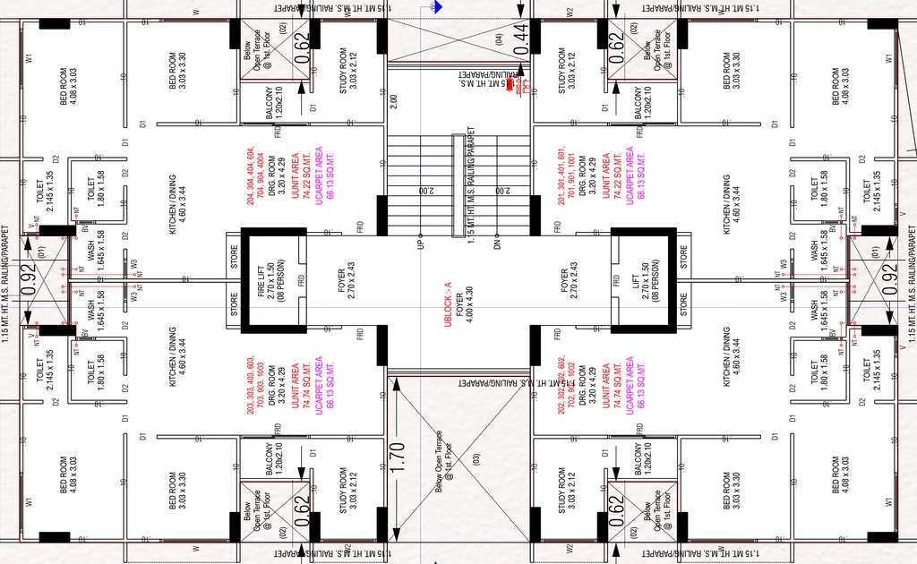 Floor Plan of Ravi Pragatya Siddhi in Shilaj, Ahmedabad - Image 405891