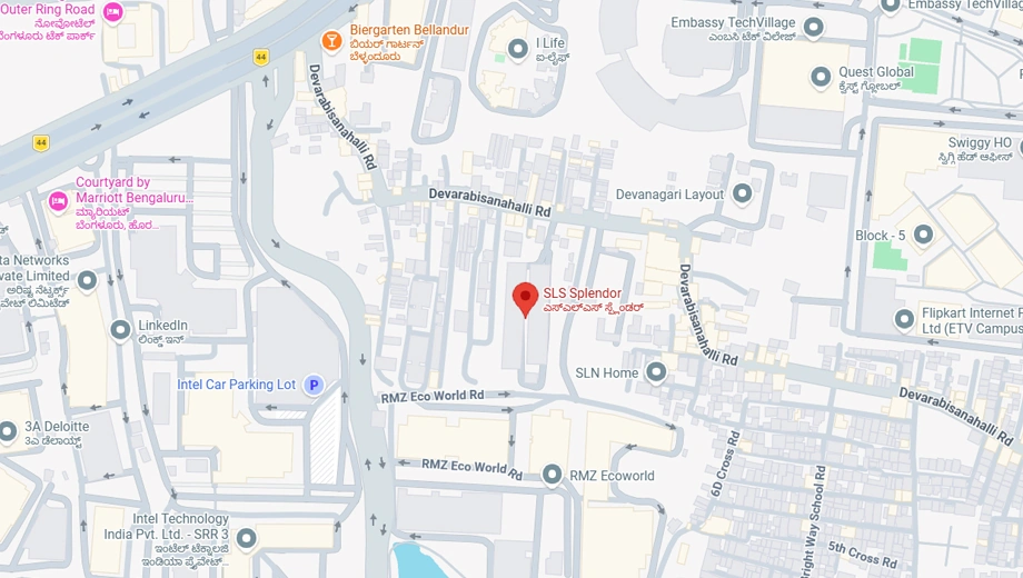 Location of SLS Splendor in Bellandur, Bangalore - Image 405952
