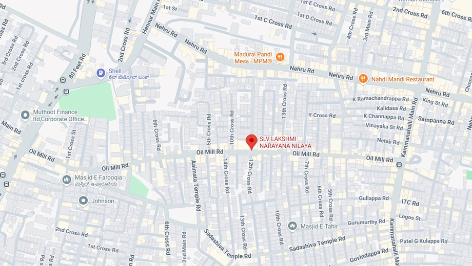 Location of SLV Lakshmi Narayana Nilaya - Image 405932