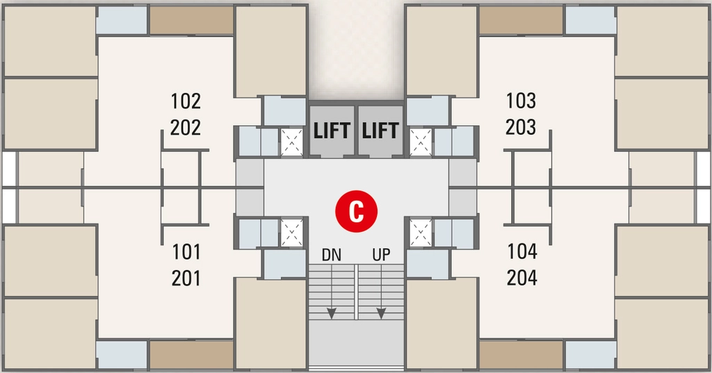 Floor Plan of Royal Rudraksha in Nikol, Ahmedabad - Image 405923