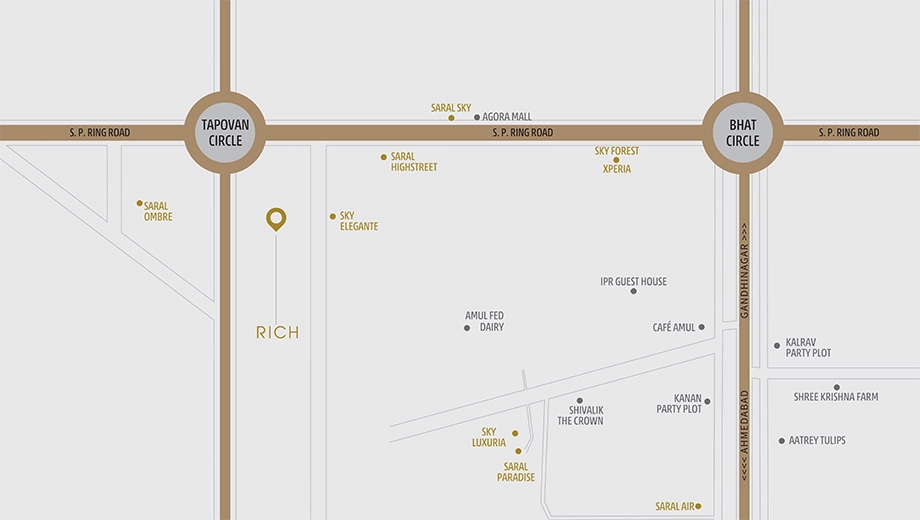 Location of Saral Rich - Image 405945