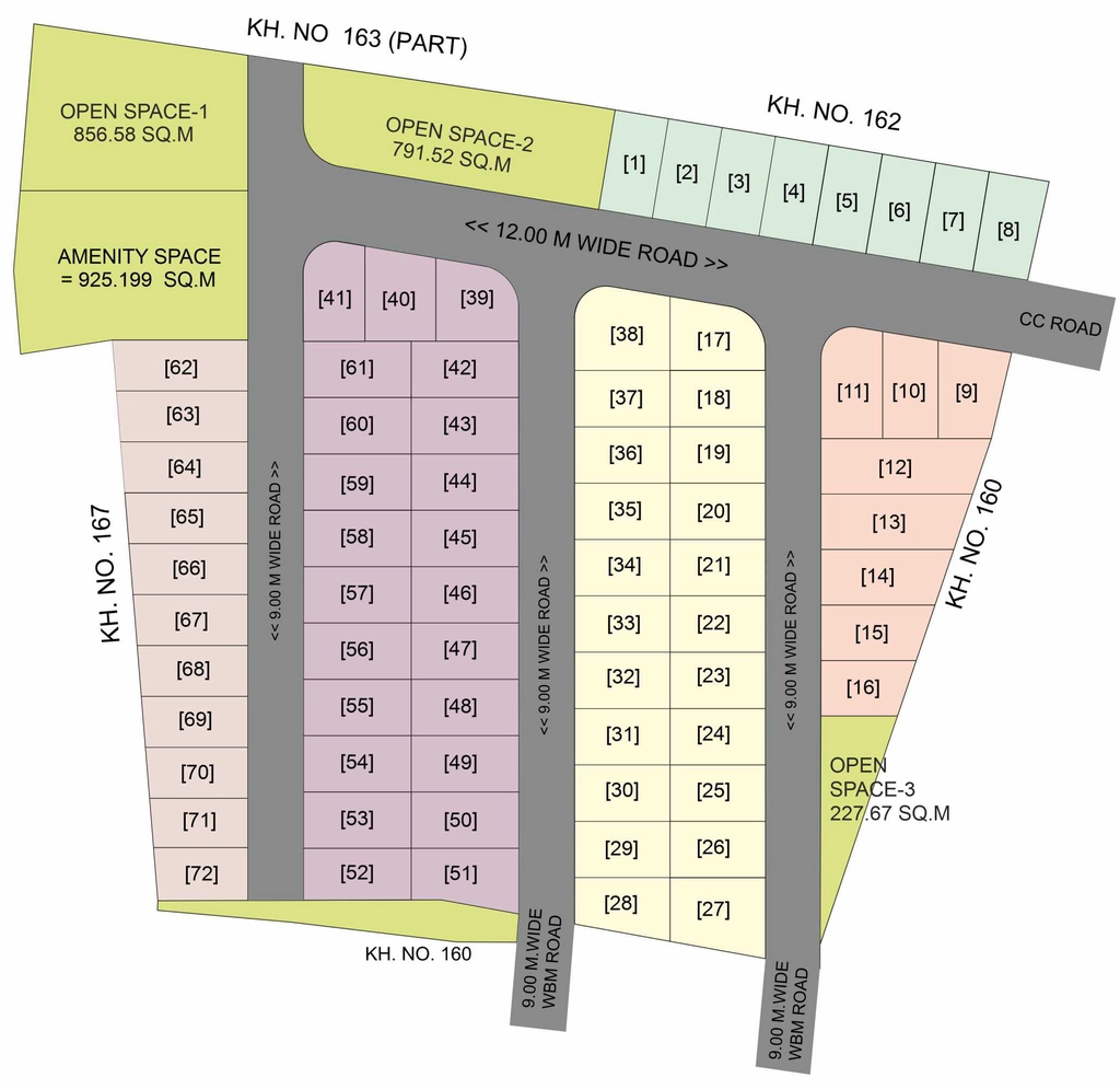Master Plan of Peak Orchard Estate in Wardha Road, Nagpur - Image 406630