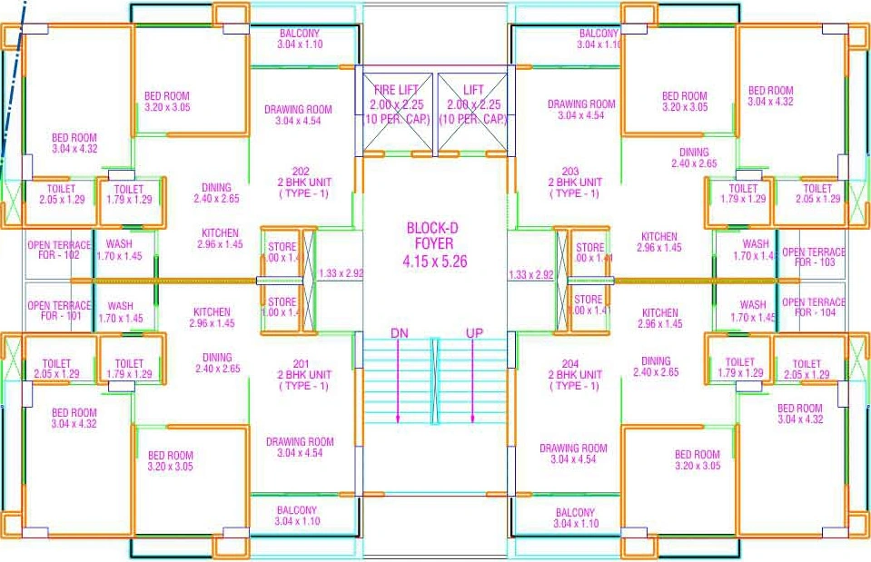Floor Plan of Sarovar Solitaire in Khokhara, Ahmedabad - Image 405971