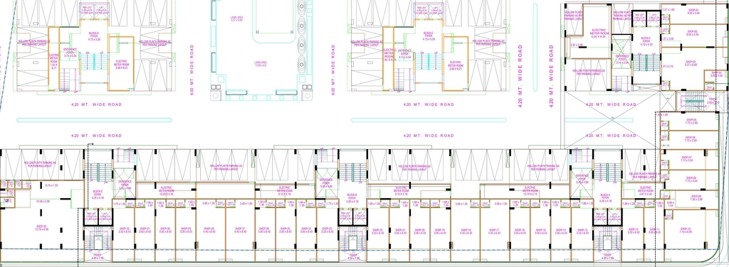 Floor Plan of Commercial Sarovar Solitaire in Khokhara, Ahmedabad - Image 405977