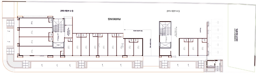 Master Plan of Satsang Skyline in Ghuma, Ahmedabad - Image 405981