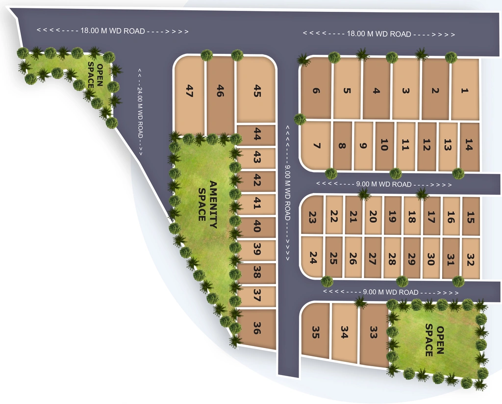 Master Plan of Saidham Sai Nagri 16 in Wardha Road, Nagpur - Image 406639