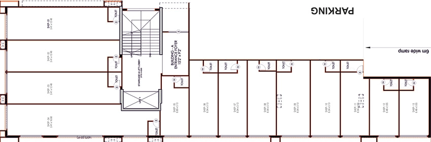 Floor Plan of Commercial Satsang Skyline in Ghuma, Ahmedabad - Image 405987